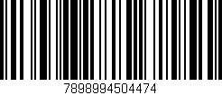 Código de barras (EAN, GTIN, SKU, ISBN): '7898994504474'
