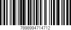 Código de barras (EAN, GTIN, SKU, ISBN): '7898994714712'