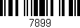 Código de barras (EAN, GTIN, SKU, ISBN): '7899'