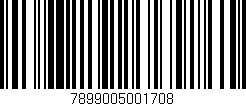 Código de barras (EAN, GTIN, SKU, ISBN): '7899005001708'