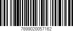 Código de barras (EAN, GTIN, SKU, ISBN): '7899020057162'