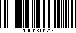 Código de barras (EAN, GTIN, SKU, ISBN): '7899026401716'