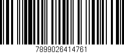 Código de barras (EAN, GTIN, SKU, ISBN): '7899026414761'