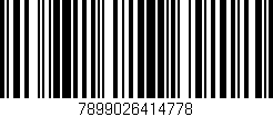 Código de barras (EAN, GTIN, SKU, ISBN): '7899026414778'
