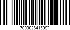 Código de barras (EAN, GTIN, SKU, ISBN): '7899026415997'