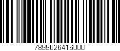 Código de barras (EAN, GTIN, SKU, ISBN): '7899026416000'