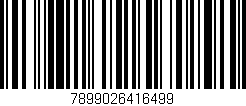 Código de barras (EAN, GTIN, SKU, ISBN): '7899026416499'