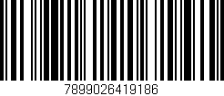 Código de barras (EAN, GTIN, SKU, ISBN): '7899026419186'