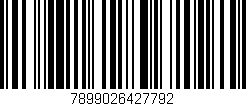 Código de barras (EAN, GTIN, SKU, ISBN): '7899026427792'