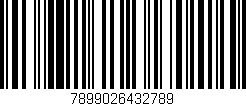 Código de barras (EAN, GTIN, SKU, ISBN): '7899026432789'