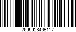 Código de barras (EAN, GTIN, SKU, ISBN): '7899026435117'