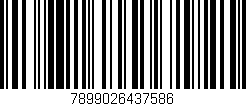 Código de barras (EAN, GTIN, SKU, ISBN): '7899026437586'