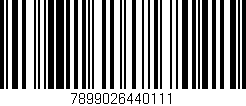 Código de barras (EAN, GTIN, SKU, ISBN): '7899026440111'