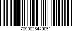 Código de barras (EAN, GTIN, SKU, ISBN): '7899026443051'