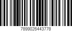 Código de barras (EAN, GTIN, SKU, ISBN): '7899026443778'
