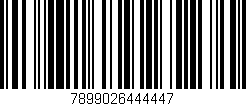 Código de barras (EAN, GTIN, SKU, ISBN): '7899026444447'