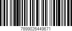Código de barras (EAN, GTIN, SKU, ISBN): '7899026449671'