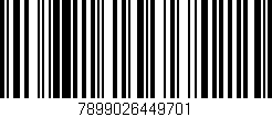 Código de barras (EAN, GTIN, SKU, ISBN): '7899026449701'