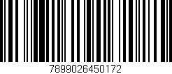 Código de barras (EAN, GTIN, SKU, ISBN): '7899026450172'