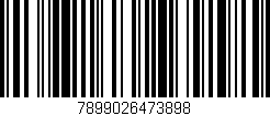 Código de barras (EAN, GTIN, SKU, ISBN): '7899026473898'