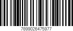 Código de barras (EAN, GTIN, SKU, ISBN): '7899026475977'