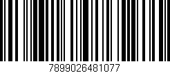 Código de barras (EAN, GTIN, SKU, ISBN): '7899026481077'