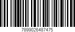 Código de barras (EAN, GTIN, SKU, ISBN): '7899026487475'