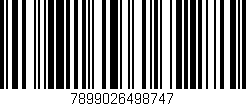 Código de barras (EAN, GTIN, SKU, ISBN): '7899026498747'