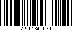 Código de barras (EAN, GTIN, SKU, ISBN): '7899026498853'