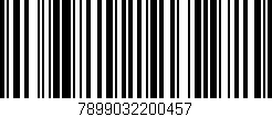 Código de barras (EAN, GTIN, SKU, ISBN): '7899032200457'