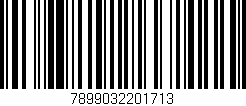 Código de barras (EAN, GTIN, SKU, ISBN): '7899032201713'