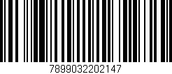 Código de barras (EAN, GTIN, SKU, ISBN): '7899032202147'