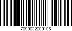 Código de barras (EAN, GTIN, SKU, ISBN): '7899032203106'