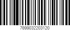 Código de barras (EAN, GTIN, SKU, ISBN): '7899032203120'