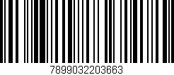 Código de barras (EAN, GTIN, SKU, ISBN): '7899032203663'