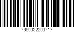 Código de barras (EAN, GTIN, SKU, ISBN): '7899032203717'
