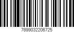 Código de barras (EAN, GTIN, SKU, ISBN): '7899032206725'