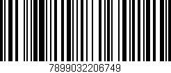 Código de barras (EAN, GTIN, SKU, ISBN): '7899032206749'