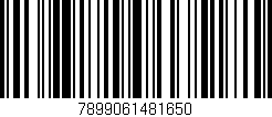 Código de barras (EAN, GTIN, SKU, ISBN): '7899061481650'