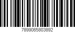 Código de barras (EAN, GTIN, SKU, ISBN): '7899065803892'