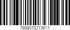 Código de barras (EAN, GTIN, SKU, ISBN): '7899070213617'