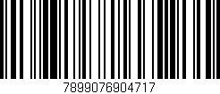 Código de barras (EAN, GTIN, SKU, ISBN): '7899076904717'