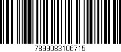 Código de barras (EAN, GTIN, SKU, ISBN): '7899083106715'