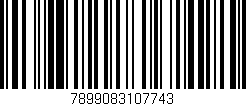 Código de barras (EAN, GTIN, SKU, ISBN): '7899083107743'