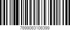 Código de barras (EAN, GTIN, SKU, ISBN): '7899083108399'