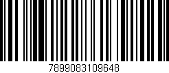 Código de barras (EAN, GTIN, SKU, ISBN): '7899083109648'