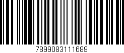 Código de barras (EAN, GTIN, SKU, ISBN): '7899083111689'