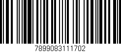 Código de barras (EAN, GTIN, SKU, ISBN): '7899083111702'