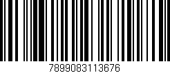 Código de barras (EAN, GTIN, SKU, ISBN): '7899083113676'