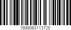 Código de barras (EAN, GTIN, SKU, ISBN): '7899083113720'